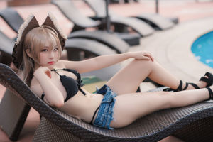 [Foto de COSER de una celebridad de Internet] El bloguero de anime Mime Yami - Azur Lane Jean Bart