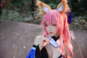 [COS-Wohlfahrt] Long Legs Coser Qingqingzi Js - Town Magic Song Ye Ying + Tamamo Front