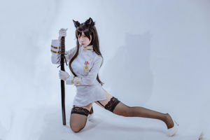 [Cosplay Photo] Populair Coser Nizo Nisa - Canine's Dependent Blue Atago Military Uniform