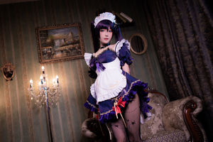 [Net Red COS] Anime-Bloggerin A Bao ist auch ein Hasenmädchen – Mona Maid