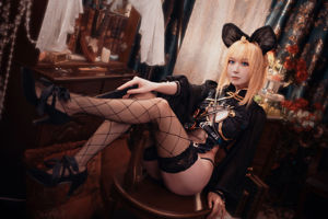 [Internet celebrity COSER photo] Anime blogger A Bao is also a rabbit girl - only your cheongsam