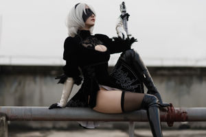 [Net Red COSER] Anime blogger Chiyo Kokura w - Capitán 2B máscara original