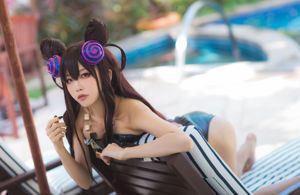 [COS Welfare] Anime-Bloggerin Shui Miao aqua - Murasaki Shikibe Suzaku Ver