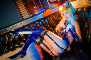 [Net Red COSER] Wysokiej jakości coser Nian Nian_D - White Gun Bunny Girl