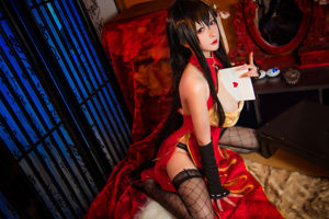 [Foto de COSER de una celebridad de Internet] Coser de alto valor Nian Nian_D - Dafeng cheongsam