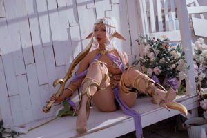 [Net Red COSER Photo] Anime-Bloggerin Jiuqu Jean - Elf Village