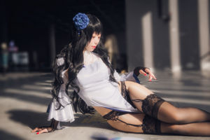 [Cosplay photo] Blogger anime Money Leng Leng-95 style jade, beautiful-black dumb maid