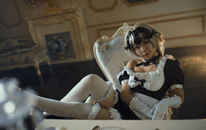 [COS Welfare] Weibo süßes Mädchen Lan Xiaoyi KiKi - Schwarze Jeanne d'Arc Maid