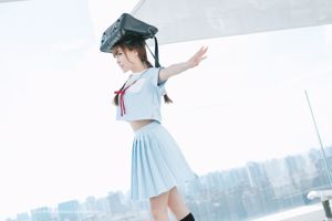 Liu Yuqi "Ragazza in uniforme scolastica giapponese" [Gimeng Culture Kimoe] Vol.025