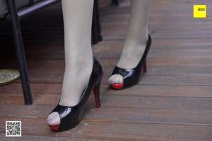 Silk Xiangjia 113 Purple Purple "Fish Mouth Patent Leather High Heels" [IESS Weird Interesting]