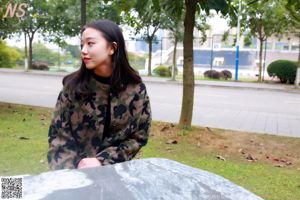 Weiwei „Camouflage Girl Outdoor Pork Shreds” [Nasi Photography] NR 095