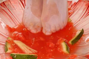 [丽 柜 LiGui] Modèle Helen "Jade Foot Juicer" Silk Foot Picture