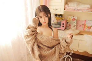 [COS phúc lợi] Busty Cat Nine Sakura - Áo len lạc đà