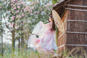 [COS Welfare] Cherry Peach Meow - Gentle Hanfu Peach Blossom