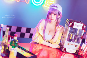 [COS Welfare] Weibo Girl Paper Cream Moon Shimo - BB Swimsuit