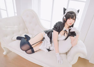 [COS Welfare] Weibo Girl Paper Cream Moon Shimo - Pembantu Atago