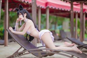 Gui Huyao ในรายการ "Swimsuit Catwoman Outside Filming" [COSPLAY Welfare]