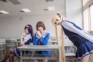 Saki Shirokin "Seragam Sekolah" [Manfaat COSPLAY]