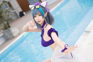 [สวัสดิการ COS] Weibo สาว Momoko Kwai Kwai - Cheshire Shuizhi