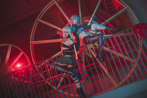 [Foto de cosplay] Anime blogger Teppanyaki Ghost Dance w - Zhongshan Wharf Black Zhen y Black Duo