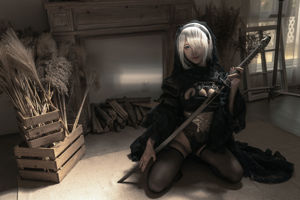 [คอสเพลย์] Anime Blogger Stupid Momo - Nier Era Black Flower Marry