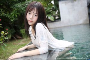 Evelyn艾莉《泳池湿身》 [美媛馆MyGirl] Vol.180