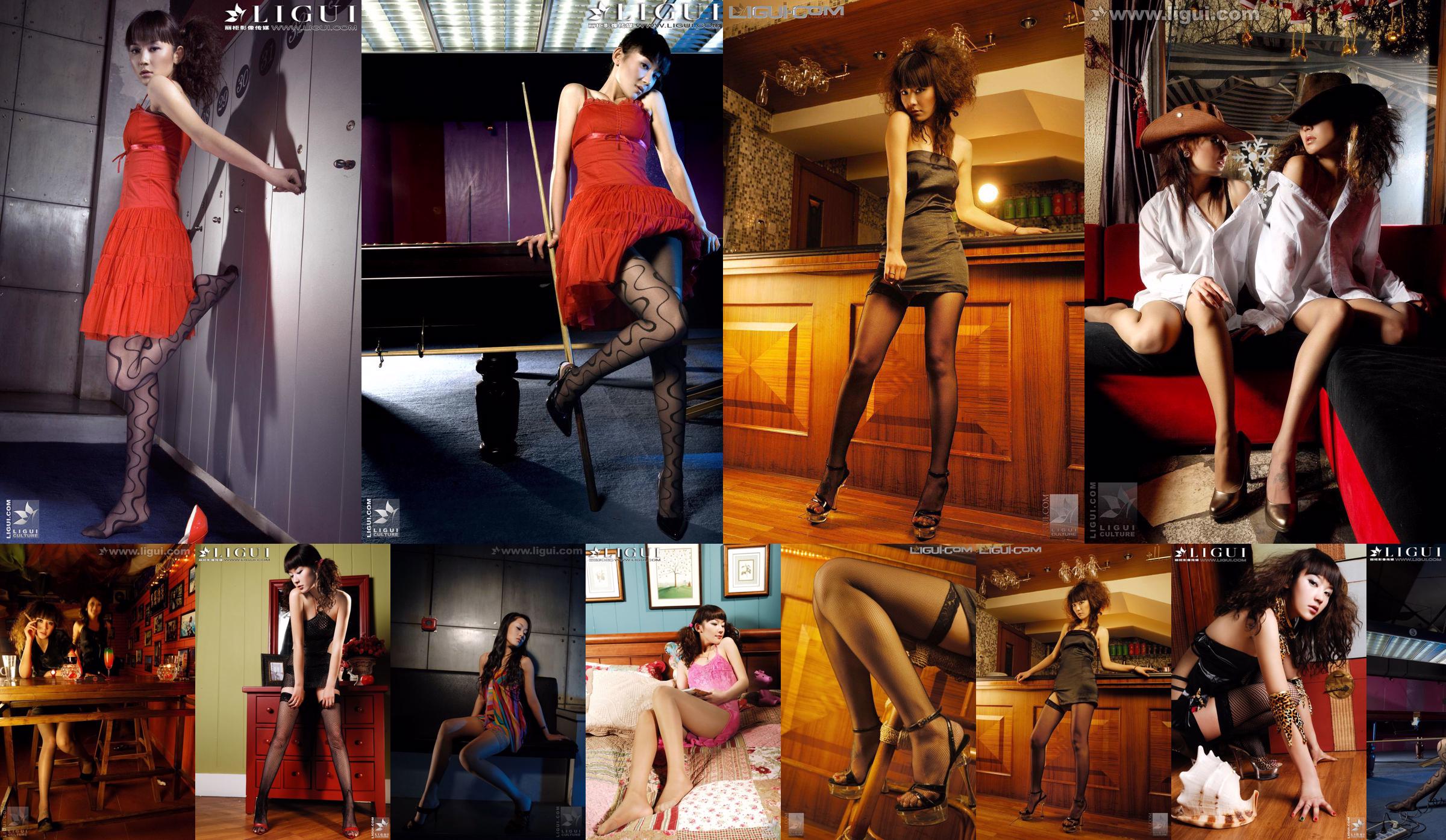 Model Mi Huimei, Kelly "Li Ying in the Feasting Stockings" [丽 柜 LiGui] Silk Foot Photo Picture No.ffde20 Pagina 8