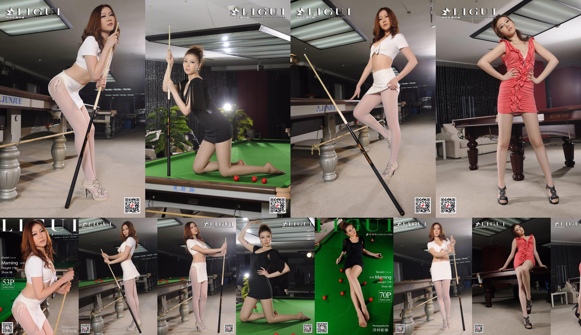 Người mẫu Mã Minh "Bai Si Uniform Billiard Girl" [Ligui Ligui] No.ff75cf Trang 7