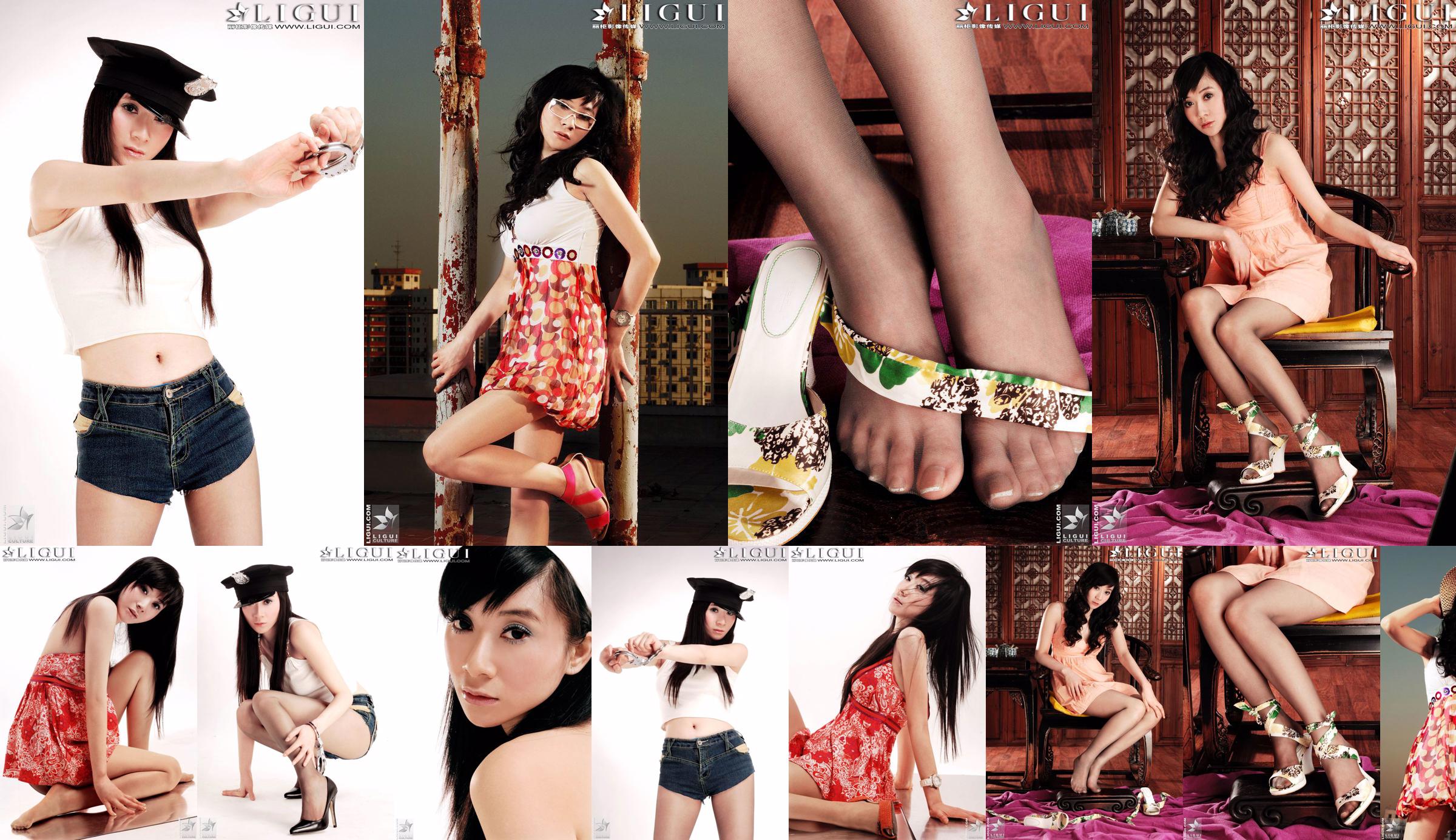 [丽 柜 LiGui] Gambar Foto Model Jinxin Silky Foot dan Beautiful Legs No.113507 Halaman 1