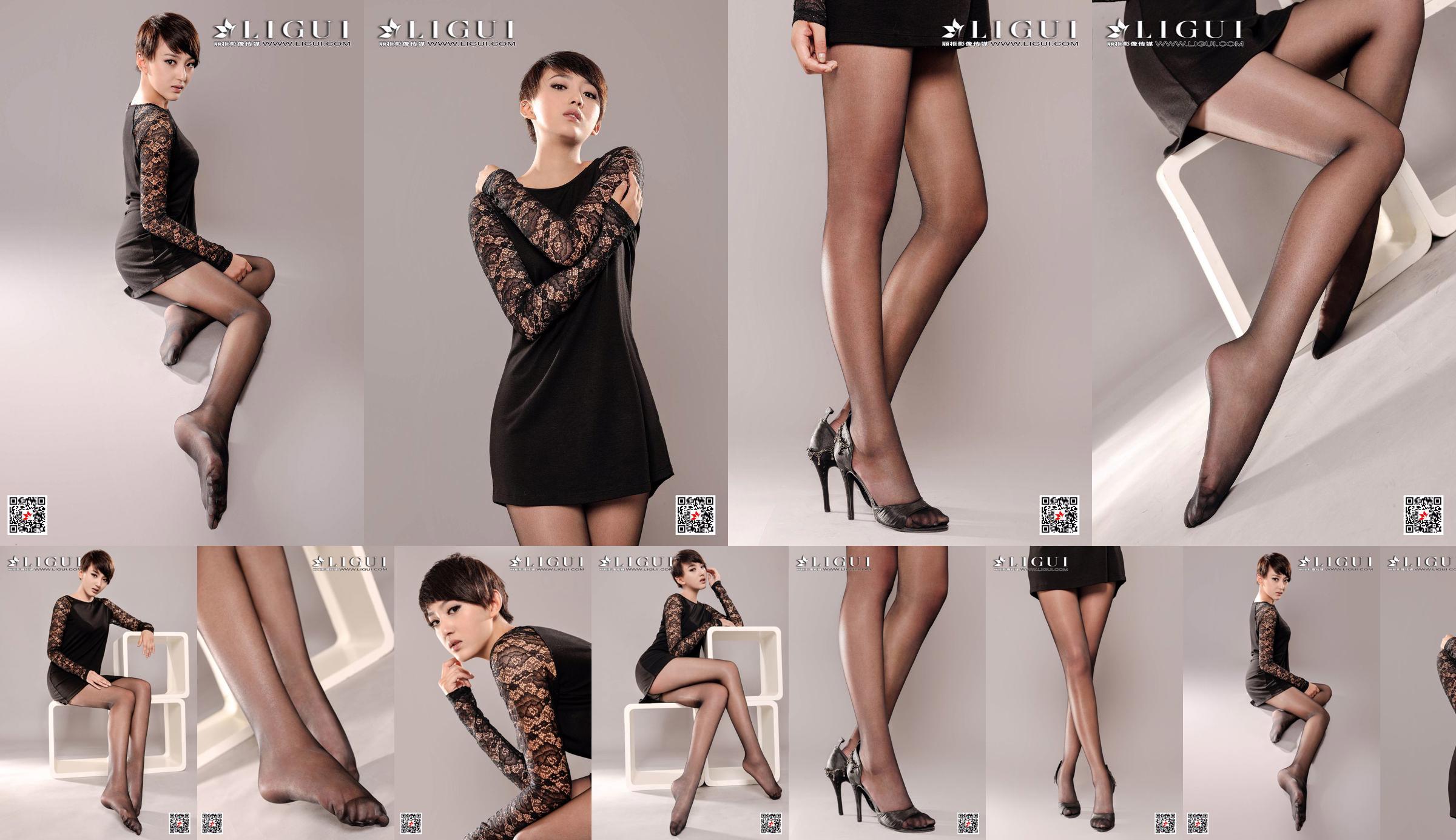 Model Xiaoqi "Black Lace" [Ligui Ligui] Kecantikan Internet No.3e5cfe Halaman 3