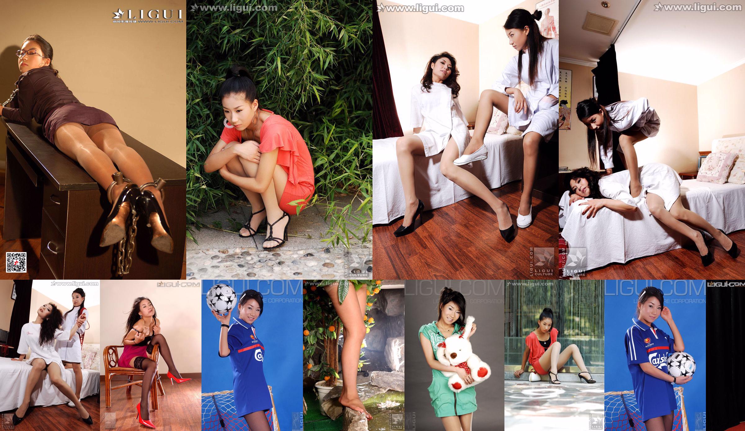 [丽 柜 LiGui] Modello Silently "Cowboy Girl" Silk Foot Picture No.fe3266 Pagina 1