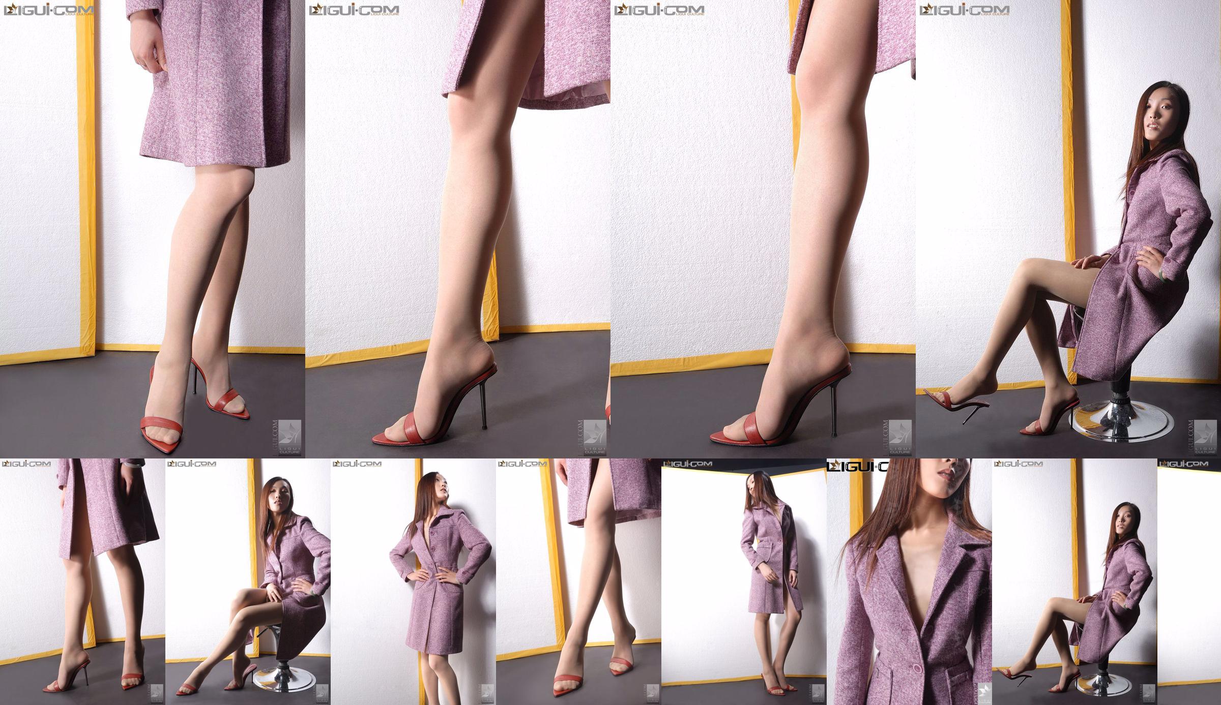 Model Zhang Ai "Yew Girl with High Heels" [Ligui LiGui] Photo of beautiful legs and feet No.2283bf Page 1