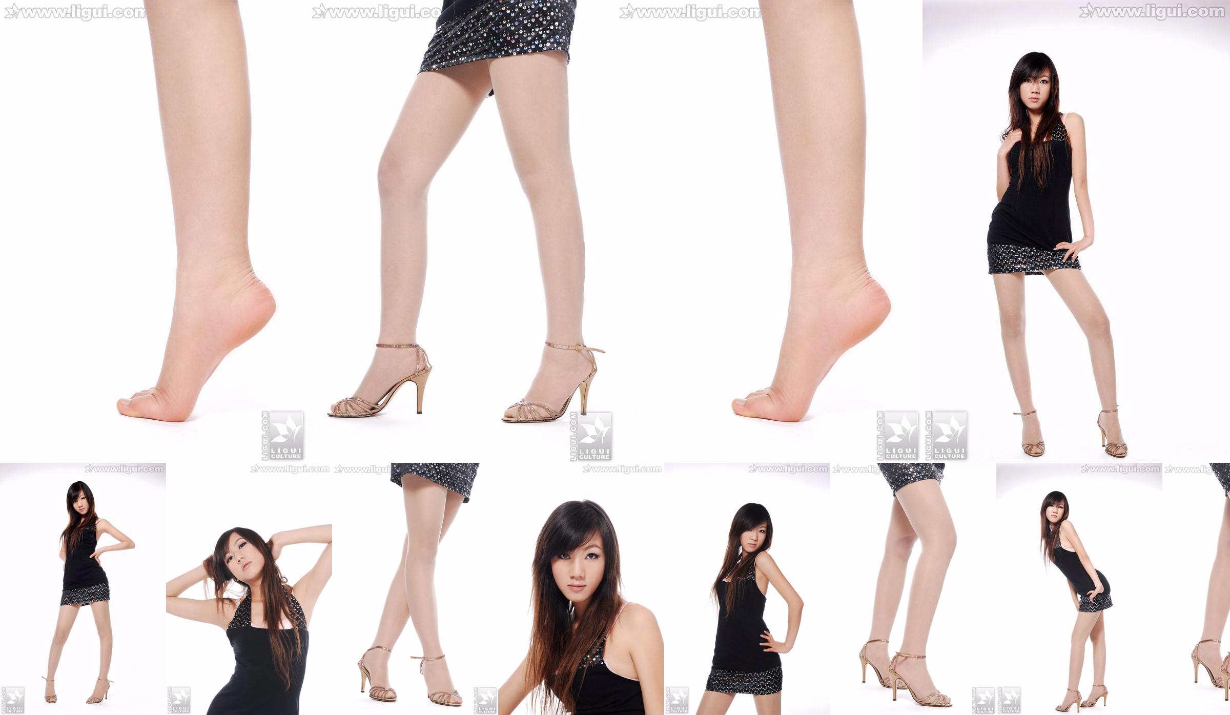 Model Sheng Chao "High-heeled Jade Foot Beautiful New Show" [丽柜LiGui] Photo of Beautiful Legs and Jade Foot No.266186 Page 1