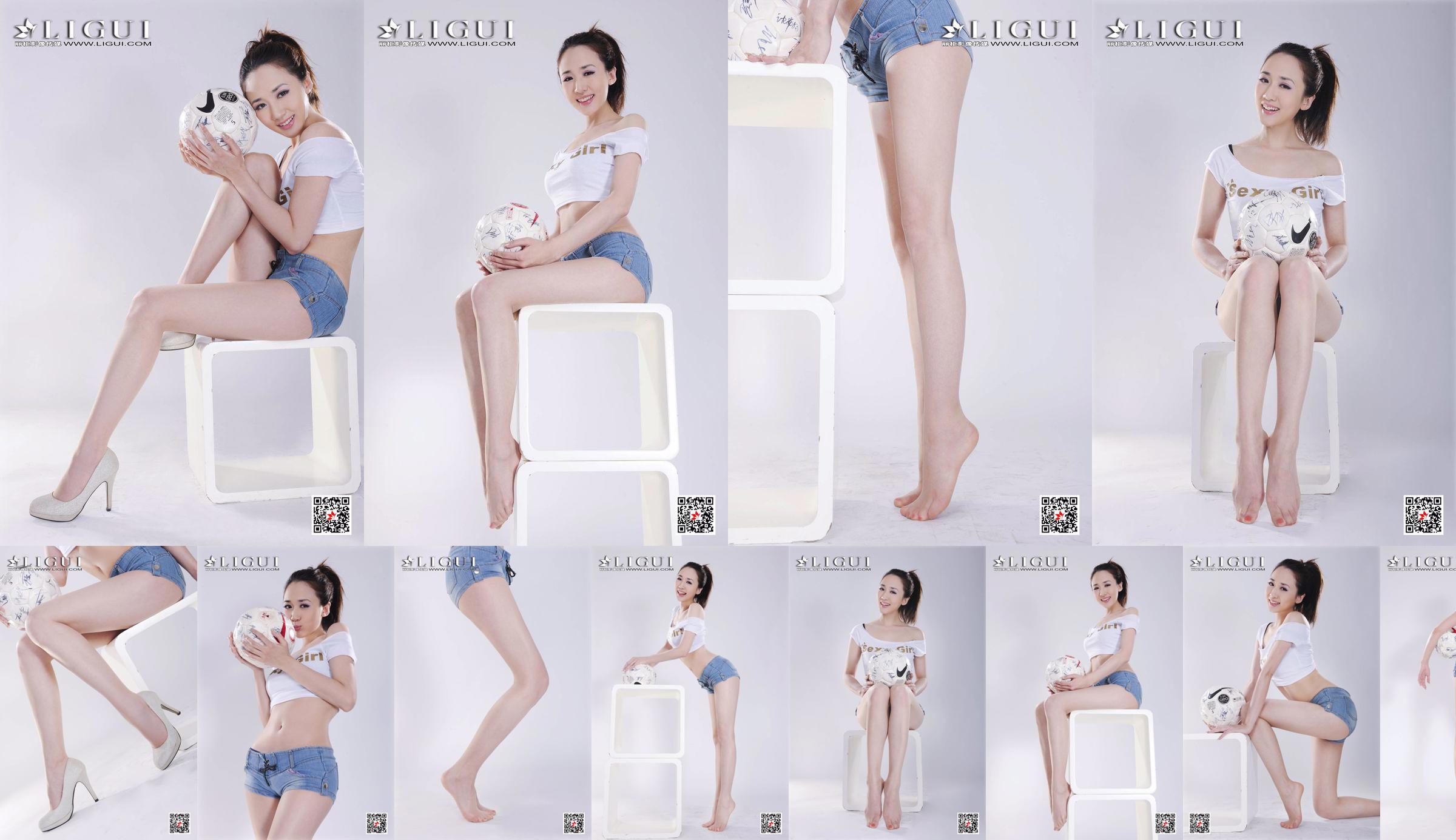 Model Qiu Chen "Gadis Sepak Bola Celana Super Pendek" [LIGUI] No.56a99f Halaman 4