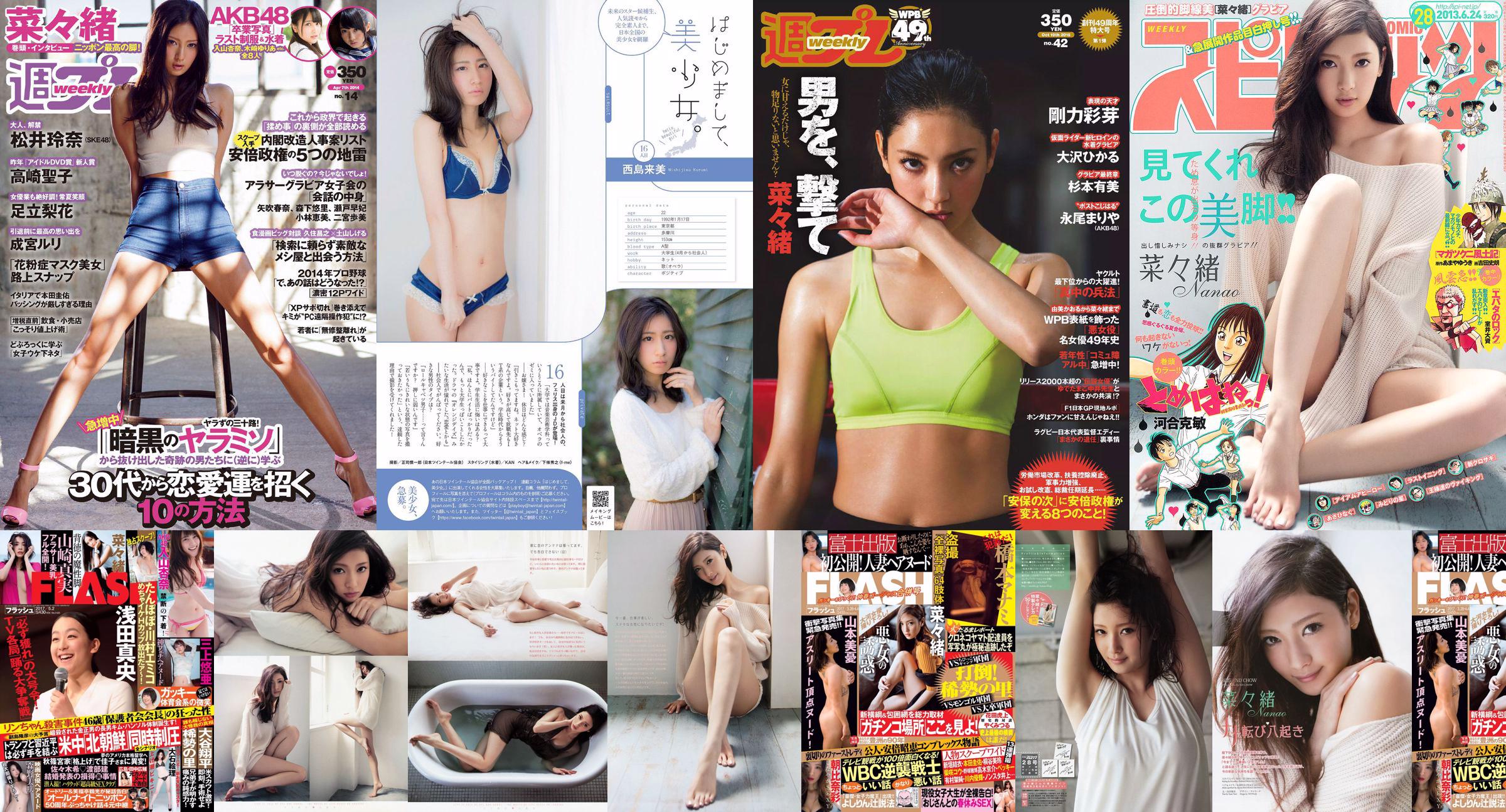 Nanao Rena Matsui Rika Adachi Natsuo Sawada Seiko Takasaki Nekomu Otogi Minami Kojima Ruri Narumiya [Wöchentlicher Playboy] 2014 Nr. 14 Foto No.0469e4 Seite 1